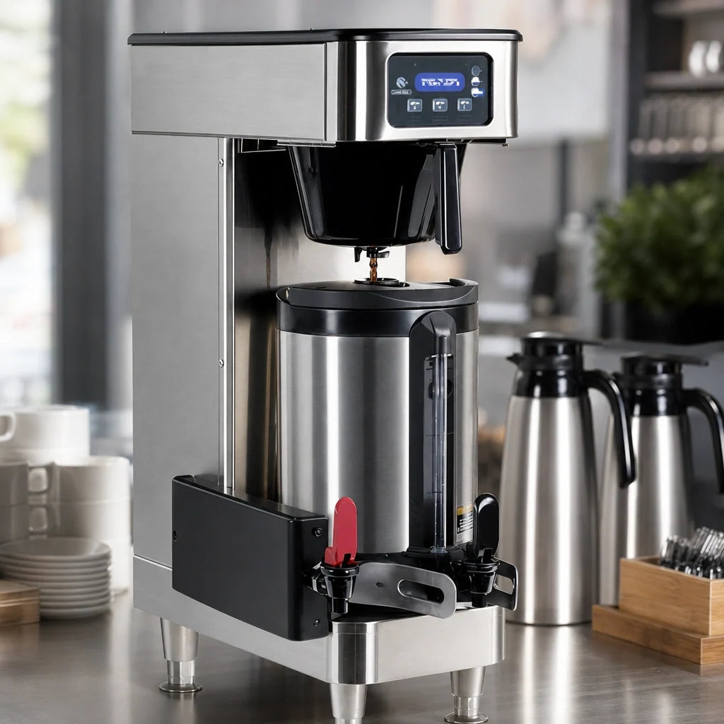 BUNN Infusion Series® 51100.0103 Automatic-Fill Coffee Brewer, Single, 1–1.5 Gallon Batches, Programmable Digital Controls, Stainless Steel