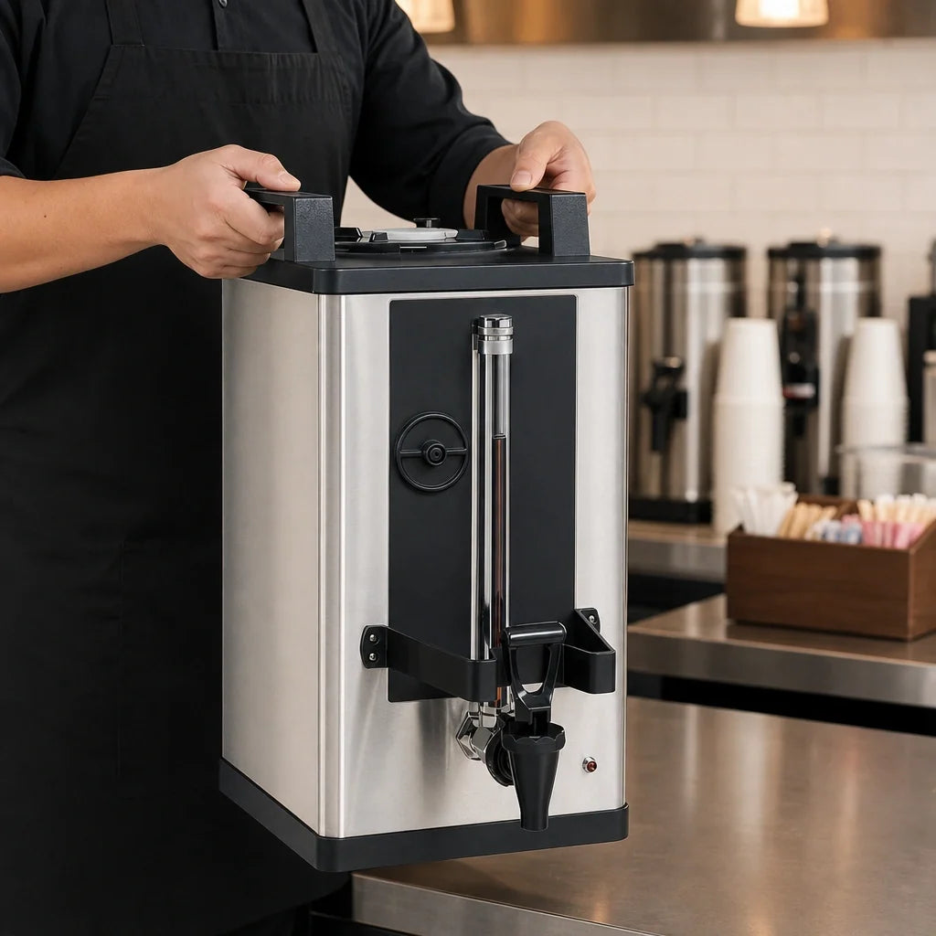 BUNN Soft Heat® 27850.0001 Satellite Coffee Server, 1.5 Gallon, Portable, Stainless Steel