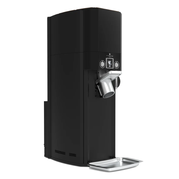 Siberian Digital Coffee Grinder front right view in black