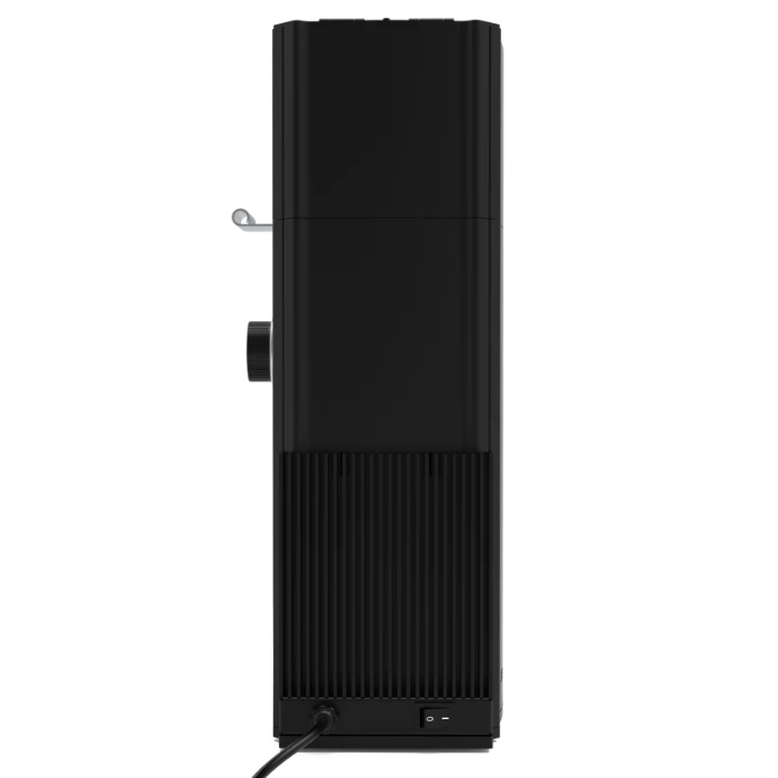 Siberian Digital Coffee Grinder rear view in black