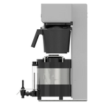 TONE Touch 04 side view with brew basket and thermal with a white background