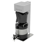 TONE Touch 04 front right view with brew basket and thermal with a white background