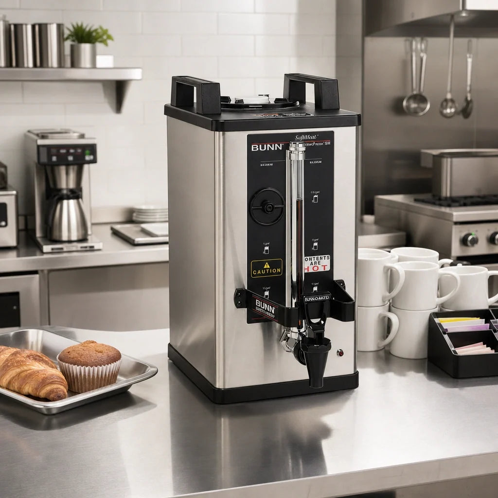 BUNN Soft Heat® 27850.0001 Satellite Coffee Server, 1.5 Gallon, Portable, Stainless Steel