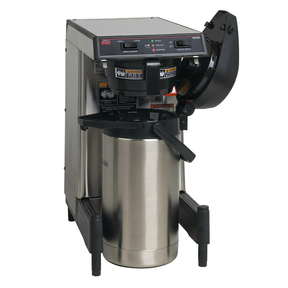 BUNN SmartWAVE® 39900.0006 Automatic-Fill Coffee Brewer, Low-Profile Wide-Base, 1.9 L Thermal Carafe, 3.9 gal/hr, 120V